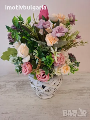 Уникални букети и сувенири с вечни цветя, снимка 16 - Ръчно изработени сувенири - 49809351