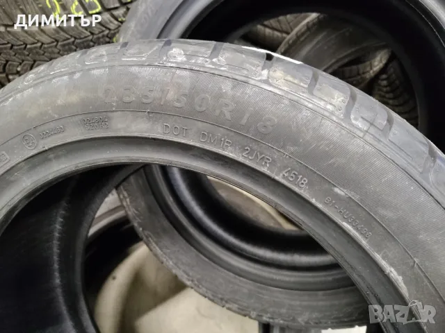 2бр.НОВИ ЛЕТНИ гуми DUNLOP 235/50/18 97V DOT 4518, снимка 5 - Гуми и джанти - 49408721