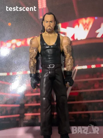 Екшън фигура WWE The Undertaker Гробаря Mattel играчка action figure, снимка 2 - Колекции - 48502982
