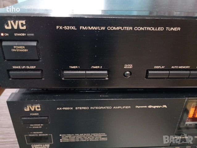 JVC FX-531XL, снимка 8 - Ресийвъри, усилватели, смесителни пултове - 52964830