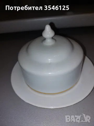 Порцеланов съд за масло, мед, конфитюр 
