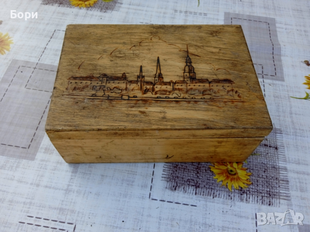 Стара дървена кутия, снимка 2 - Декорация за дома - 36574898
