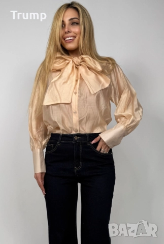 - 50 % ефектна риза, сатениран ефект, снимка 2 - Ризи - 51489618