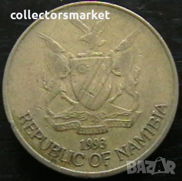 5 долара 1993, Намибия, снимка 2 - Нумизматика и бонистика - 35252375