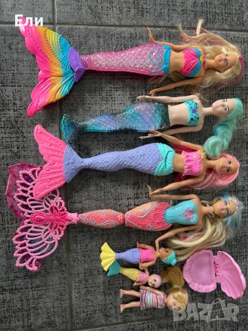 Кукли Барби русалки, снимка 2 - Кукли - 50457380
