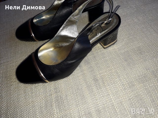 Черни дамски официални обувки, снимка 1