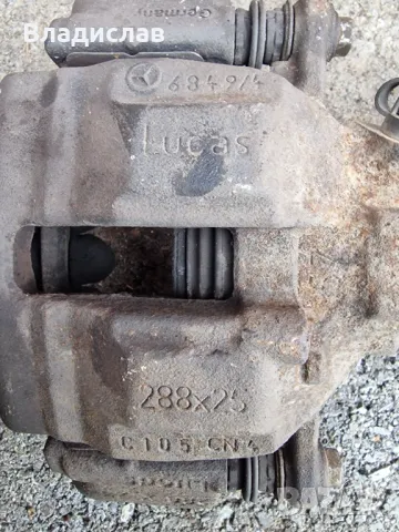 Предни спирачни апарати за Mercedes w203 sport coupe , снимка 3 - Части - 50058887