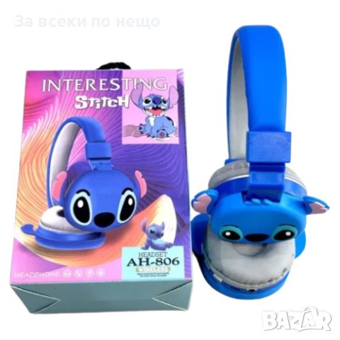  Безжични слушалки за момичета и момчета във формата на Стич и Мини Маус., снимка 7 - Bluetooth слушалки - 43669384