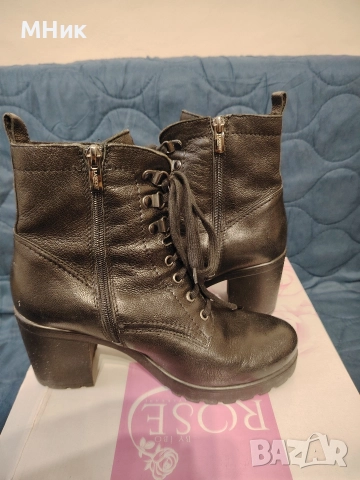 Дамски боти от естествена кожа , снимка 3 - Дамски боти - 52583991