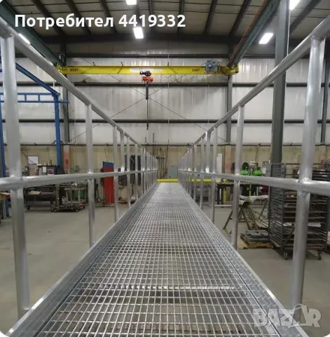 Метални скари за платформи, пътеки и пасарелки, снимка 9 - Строителни материали - 49556269