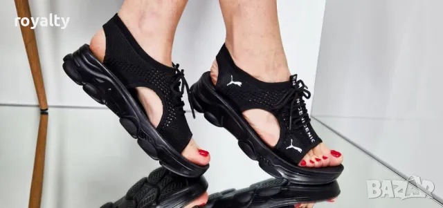 Puma дамски черни сандали , снимка 2 - Сандали - 50394140