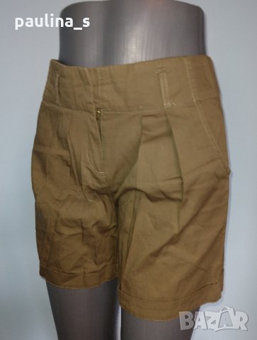 Памучни бермуди "Yezz" с висока талия , снимка 2 - Къси панталони и бермуди - 28526225