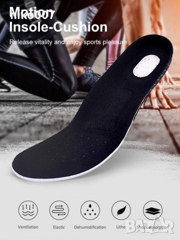 Спортни силиконови гел стелки с ортопедична масажираща подложка, снимка 2 - Други - 33204166