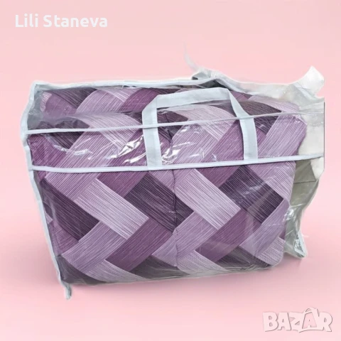 Олекотен юрган,с цветни елементи,200 x 220 см. , снимка 5 - Олекотени завивки и одеяла - 51119079