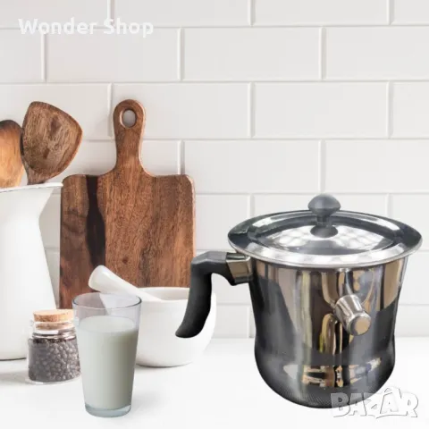 млековарка от неръждаема стомана с капацитет 2.5 и 3 литра. ✨, снимка 1