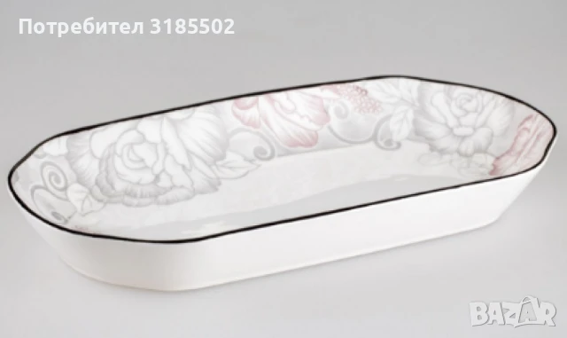 Овална керамична чиния 12,5", снимка 6 - Прибори за хранене, готвене и сервиране - 51393953