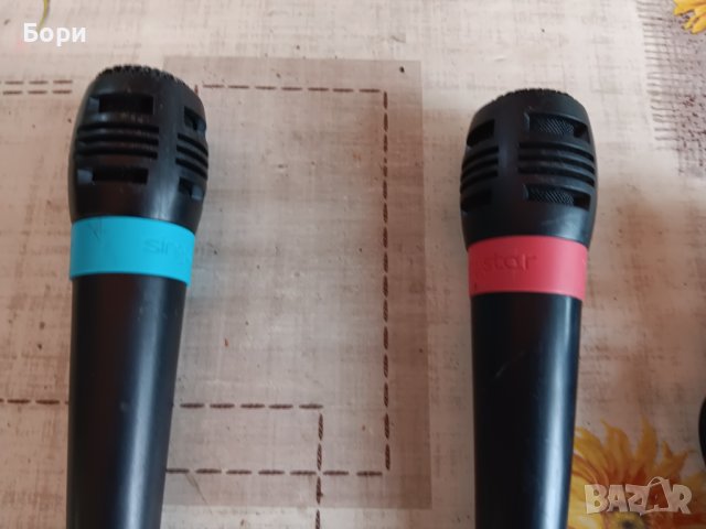 Микрофони SingStar 3бр, снимка 4 - Микрофони - 43042965