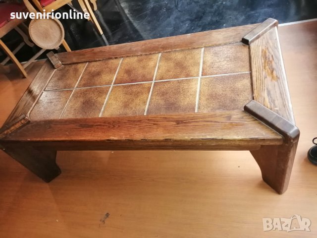 Дървена холна маса , снимка 2 - Маси - 40097867