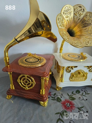 музикални кутии грамофон, снимка 3 - Декорация за дома - 53066867