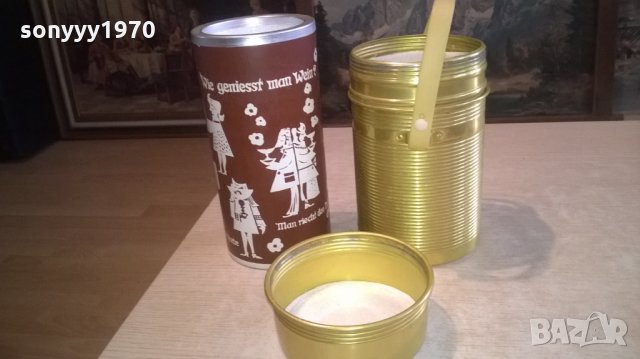 ретро термос-алуминиев и стар-21х11см, снимка 12 - Антикварни и старинни предмети - 28072861