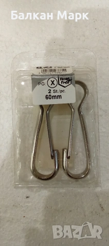 Кука / Карабинер Simplex – Неръждаема стомана (Комплект 2 бр.), снимка 3 - Железария - 53165433