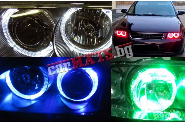 Кристални фарове ANGEL EYES за Audi A6 C5 (1997-2000) - хром, снимка 2 - Аксесоари и консумативи - 43306761
