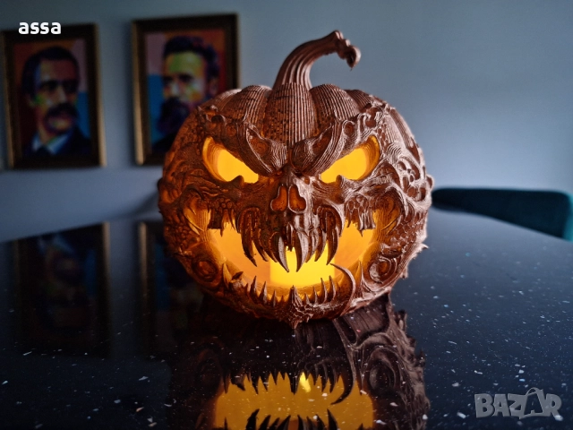 Halloween / Хелоуин светеща тиква, снимка 1