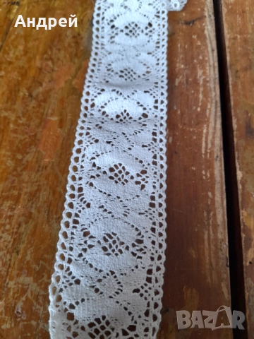 Стара дантела #35, снимка 2 - Антикварни и старинни предмети - 52227656