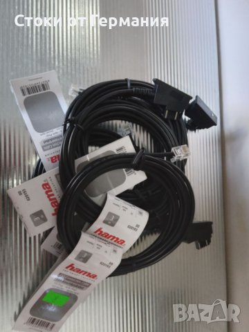 Телефонен кабел - Hama, снимка 1 - Кабели и адаптери - 38459848