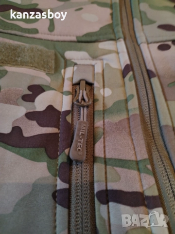 Mil-Tec Jacket Delta Fleece Multitarn - ловно софтшел яке КАТО НОВО 2ХЛ, снимка 8 - Якета - 52496590