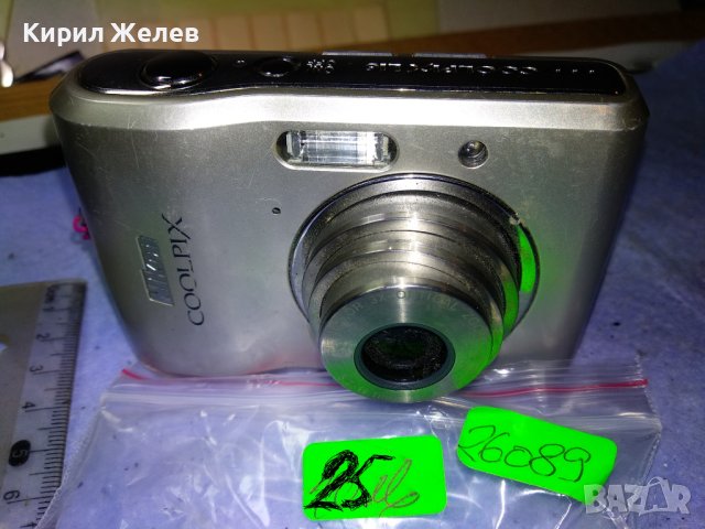 NIKON COOLPIX L16 NIKON CORP. JAPAN Стар КОЛЕКЦИОНЕРСКИ ДИГИТАЛЕН ФОТОАПАРАТ НИКОН 26089, снимка 11 - Фотоапарати - 43506376