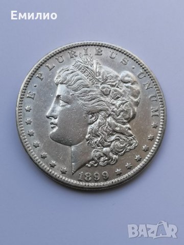 RARE 1899- S ONE MORGAN DOLLAR , снимка 6 - Нумизматика и бонистика - 26209994