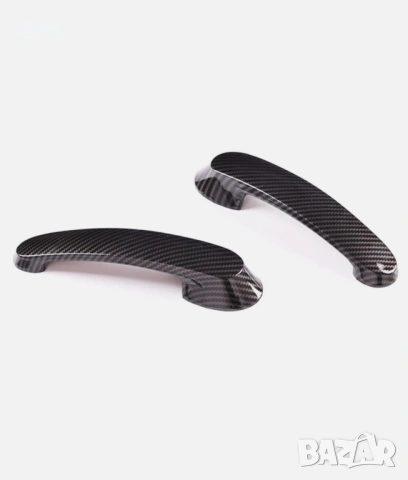 2 бр - Mercedes Benz Smart 2016-2021 капак за външна странична дръжка от карбонови влакна , снимка 6 - Части - 53225329