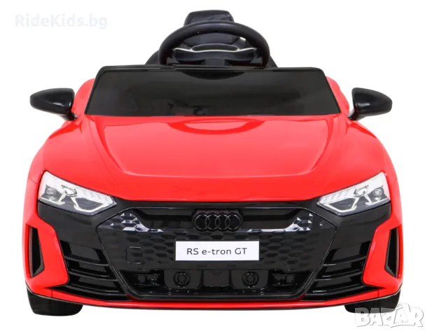 Audi RS E-Tron GT 12V – Детска акумулаторна кола, Червена, EVA гуми, снимка 2 - Детски велосипеди, триколки и коли - 50420674