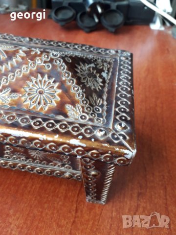 Алуминиева кутия за бижута от соца , снимка 2 - Антикварни и старинни предмети - 32343881
