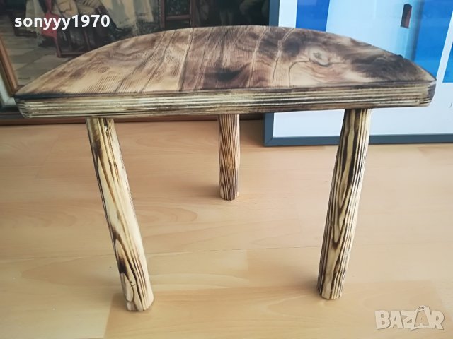 РЕТРО СТОЛЧЕ-3 КРАКА-full HD АНТИК, снимка 3 - Колекции - 28216805