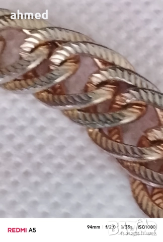 Красив стар позлата ланц позлатан, снимка 6 - Колиета, медальони, синджири - 51723792