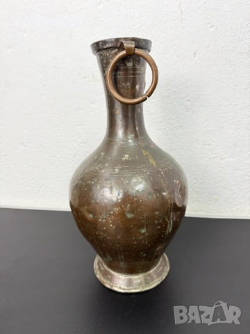 Ръчно кован меден съд / саксия. №7799, снимка 4 - Антикварни и старинни предмети - 53015769