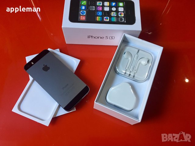 Apple iPhone 5S 16Gb Space Gray Фабрично отключен Айфон телефон, снимка 2 - Apple iPhone - 27591226