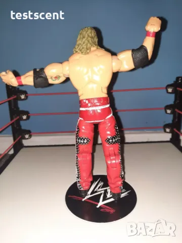 Екшън фигура WWE HBK Shawn Michaels The Heartbreak Kid Deluxe Aggression Red Elite WWE Шон Майкълс, снимка 7 - Фигурки - 48361391