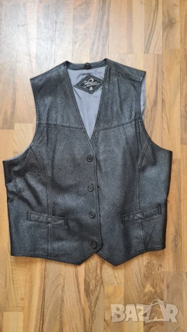 Мъжки елек от естествена кожа 