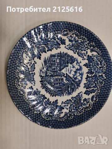 Стара , английска порцеланова чинийка. , снимка 1 - Чинии - 38076263