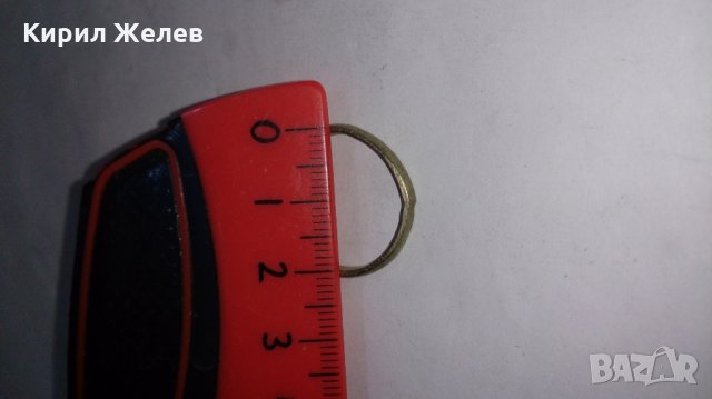 Стар пръстен уникат сачан ръчна изработка с БУКВА П - 59951, снимка 7 - Антикварни и старинни предмети - 28983866