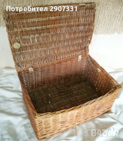 Плетен кош. 55х33х24 см, снимка 2 - Други стоки за дома - 50203812