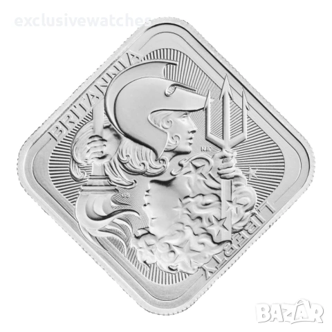 1 oz 999 чисто сребро The Royal Mint Bar - Britannia and Liberty
