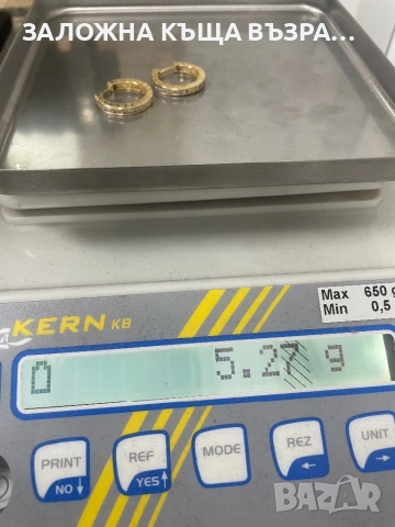 Златни Обеци - 14 Карата, снимка 4 - Обеци - 52833450