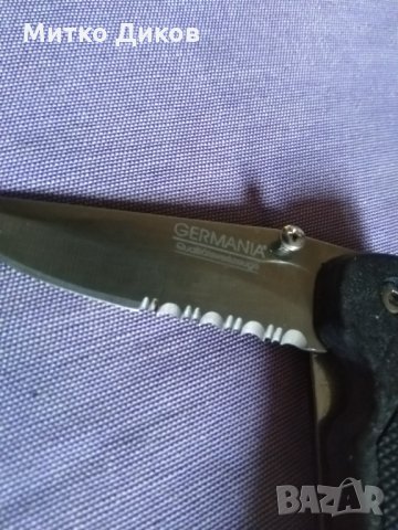 Немско Ножче Германия назъбено 102х75мм без луфт, снимка 8 - Ножове - 34655377