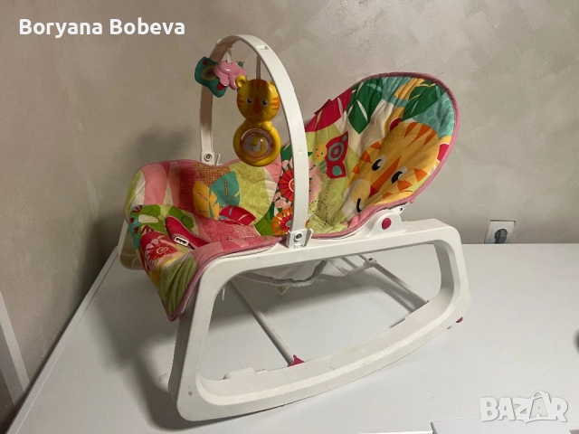 Шезлонг Фишър Прайс, снимка 2 - Детски шезлонги - 52669482