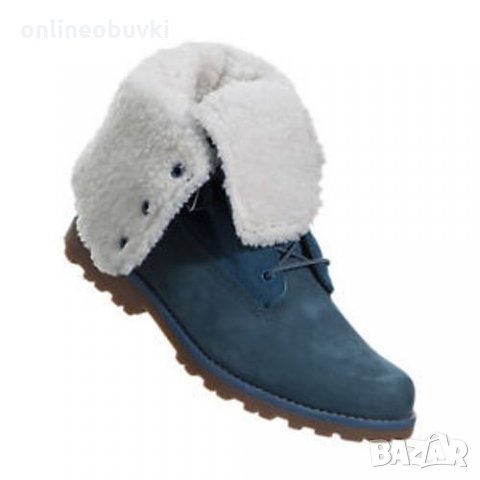 Ликвидация!!!Детски зимни боти Timberland Shearling Сини, снимка 3 - Детски боти и ботуши - 27069990