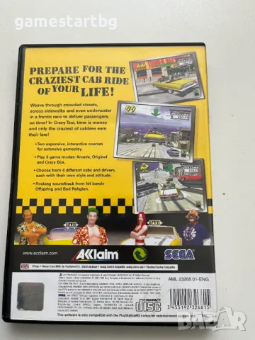 Crazy Taxi за PS2, снимка 2 - Игри за PlayStation - 49448769